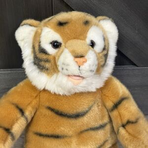 Build-A-Bear Bengal Tiger St. Louis Zoo Exclusive Retired Rare Open Mouth Plush